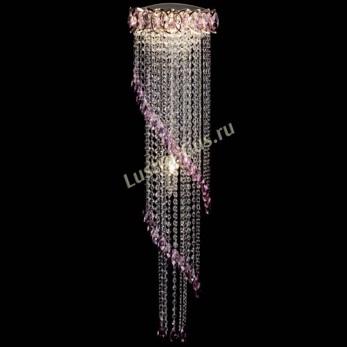 Бра Омега №4 розовая в Кирове Гусь Хрустальный