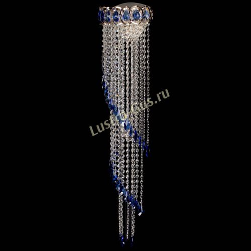 Бра Омега №4 синяя в Кирове Гусь Хрустальный