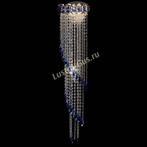 Бра Омега №4 синяя в Кирове Гусь Хрустальный