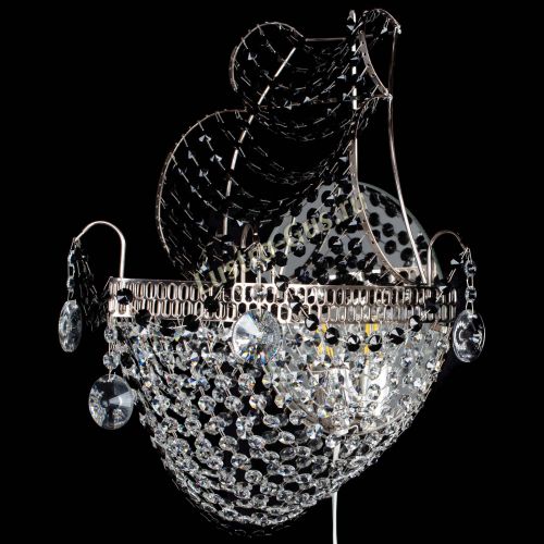 Бра Парусник №1 черная в Кирове Гусь Хрустальный