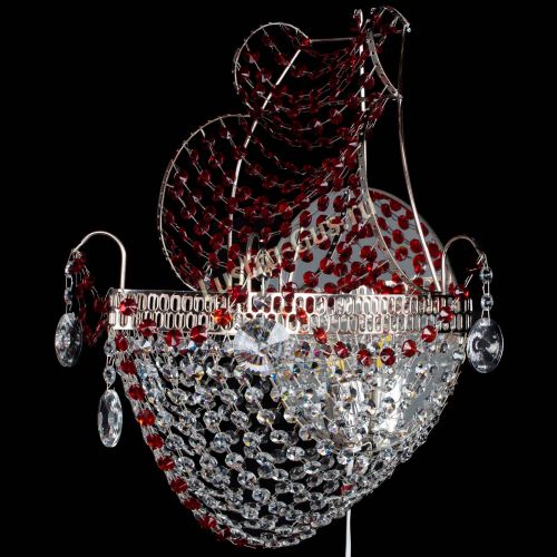 Бра Парусник №1 красная в Кирове Гусь Хрустальный