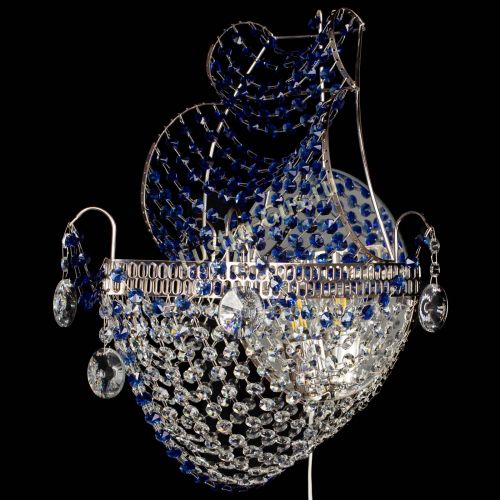 Бра Парусник №1 синяя в Кирове Гусь Хрустальный