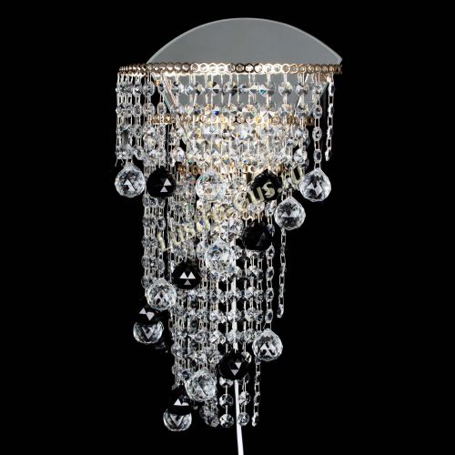 Бра Пирамида №3 черная в Кирове Гусь Хрустальный