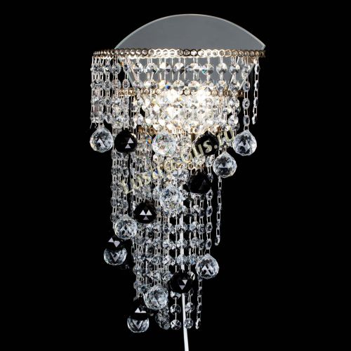 Бра Пирамида №3 черная в Кирове Гусь Хрустальный