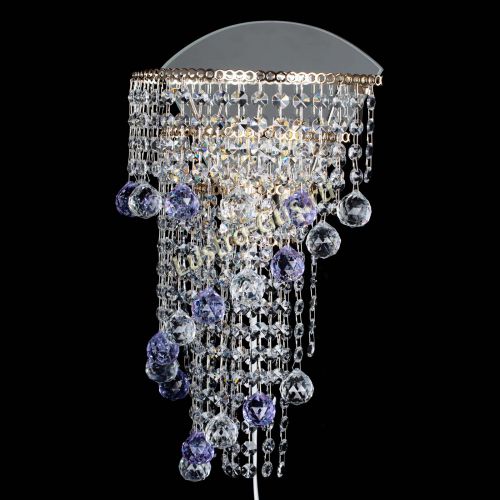 Бра Пирамида №3 фиолетовая в Кирове Гусь Хрустальный