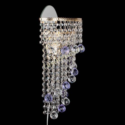 Бра Пирамида №3 фиолетовая в Кирове Гусь Хрустальный