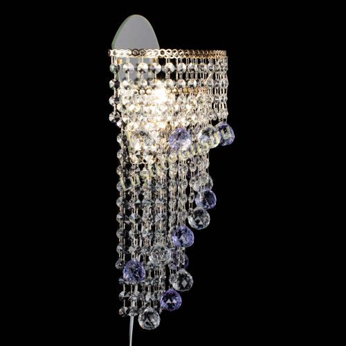 Бра Пирамида №3 фиолетовая в Кирове Гусь Хрустальный