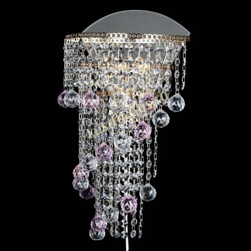 Бра Пирамида №3 розовая в Кирове Гусь Хрустальный