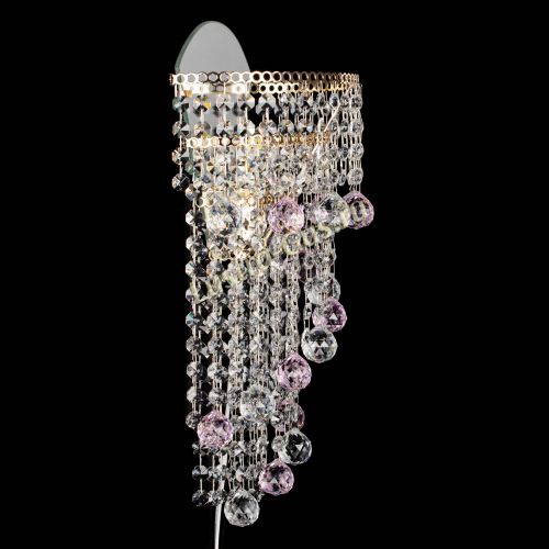 Бра Пирамида №3 розовая в Кирове Гусь Хрустальный