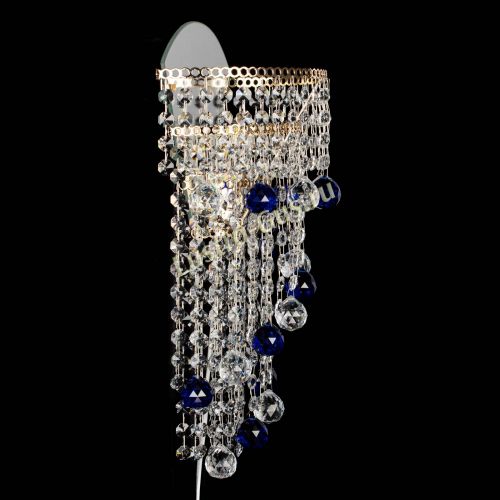 Бра Пирамида №3 синяя в Кирове Гусь Хрустальный