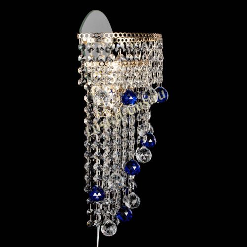 Бра Пирамида №3 синяя в Кирове Гусь Хрустальный