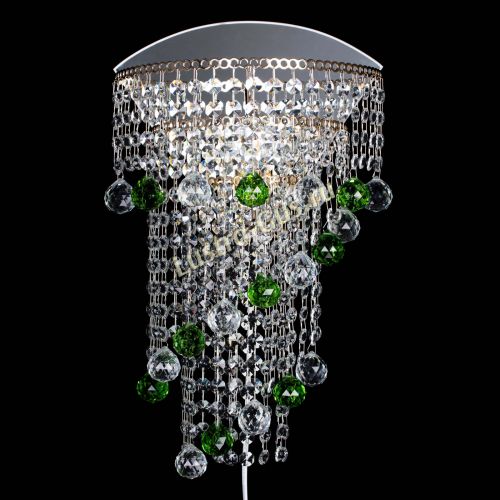 Бра Пирамида №3 зеленая в Кирове Гусь Хрустальный