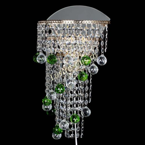 Бра Пирамида №3 зеленая в Кирове Гусь Хрустальный