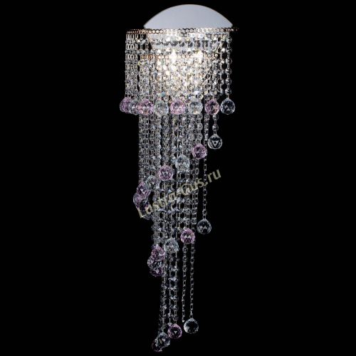 Бра Пирамида №6 розовая в Кирове Гусь Хрустальный