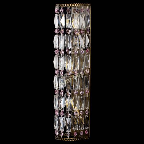 Бра Прямоугольник пластинка под бронзу Розовая в Кирове Гусь Хрустальный