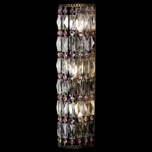 Бра Прямоугольник пластинка под бронзу Розовая в Кирове Гусь Хрустальный