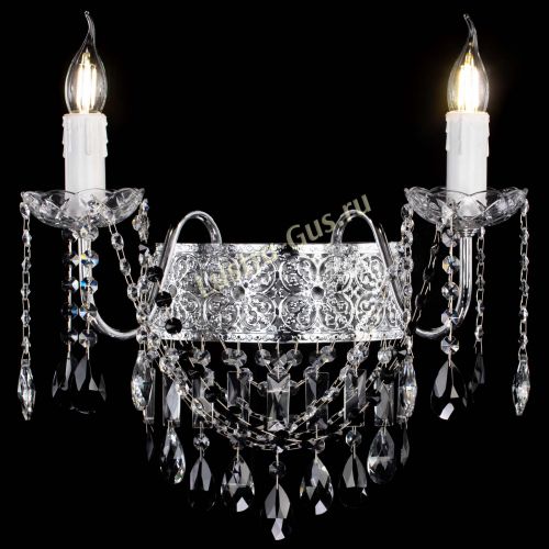 Бра Свеча Восток №2 черная в Кирове Гусь Хрустальный