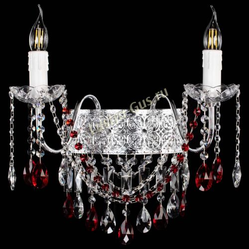 Бра Свеча Восток №2 красная в Кирове Гусь Хрустальный