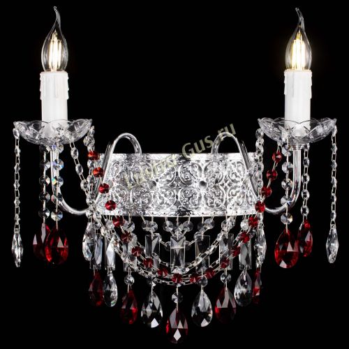 Бра Свеча Восток №2 красная в Кирове Гусь Хрустальный