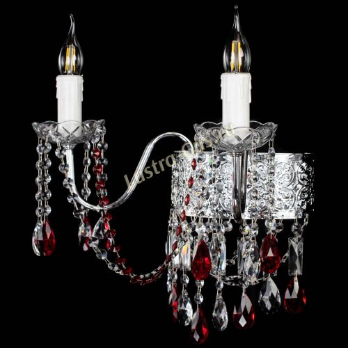Бра Свеча Восток №2 красная в Кирове Гусь Хрустальный