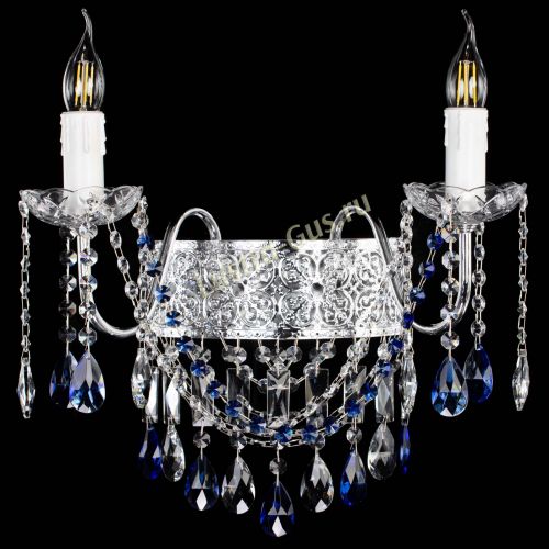 Бра Свеча Восток №2 синяя в Кирове Гусь Хрустальный