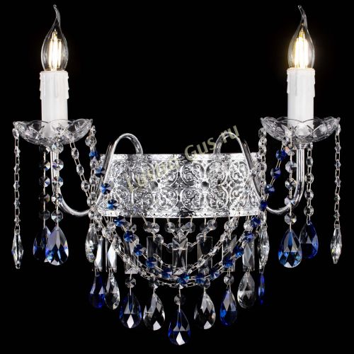 Бра Свеча Восток №2 синяя в Кирове Гусь Хрустальный