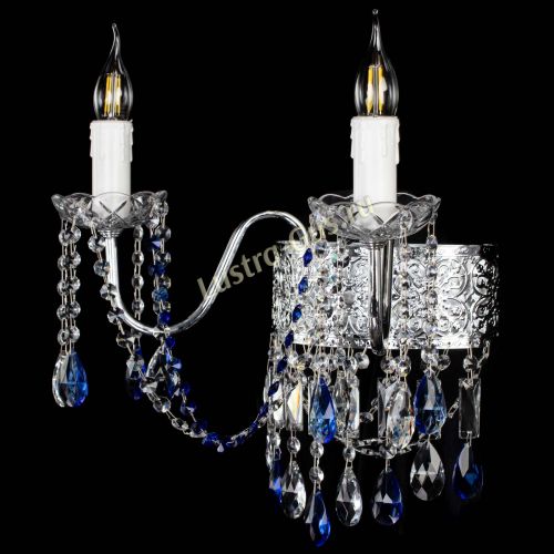 Бра Свеча Восток №2 синяя в Кирове Гусь Хрустальный