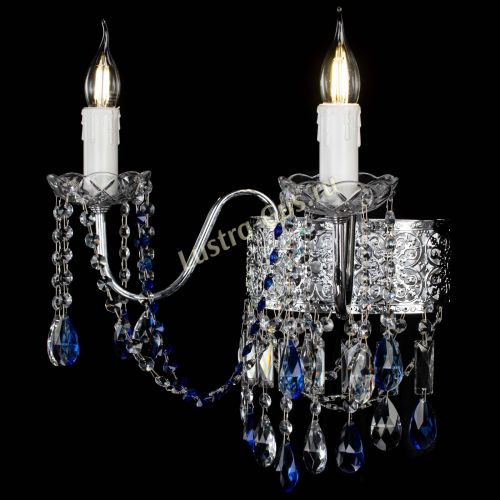 Бра Свеча Восток №2 синяя в Кирове Гусь Хрустальный