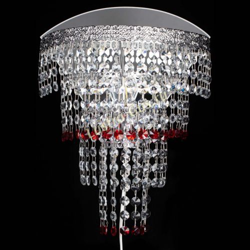 Бра Токката оптикон красная в Кирове Гусь Хрустальный