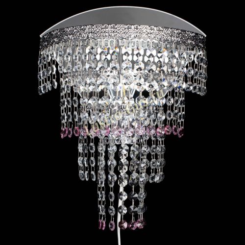 Бра Токката оптикон розовая в Кирове Гусь Хрустальный