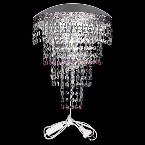 Бра Токката оптикон розовая в Кирове Гусь Хрустальный