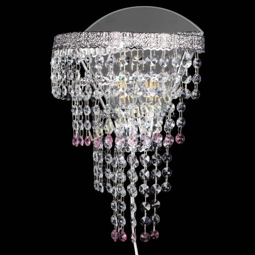 Бра Токката оптикон розовая в Кирове Гусь Хрустальный