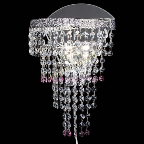 Бра Токката оптикон розовая в Кирове Гусь Хрустальный