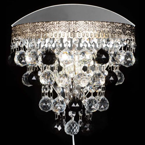 Бра Токката пирамида шар 30 черная в Кирове Гусь Хрустальный