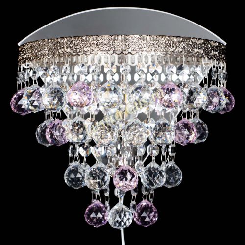 Бра Токката пирамида шар 30 розовая в Кирове Гусь Хрустальный