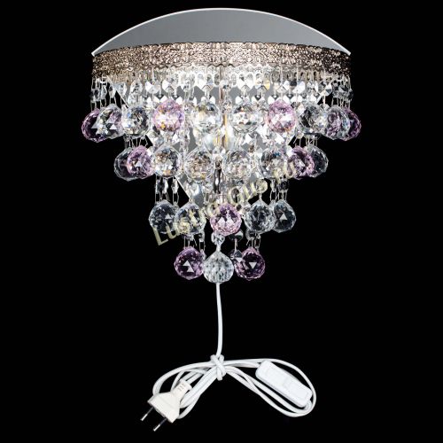 Бра Токката пирамида шар 30 розовая в Кирове Гусь Хрустальный