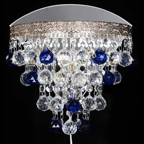 Бра Токката пирамида шар 30 синяя в Кирове Гусь Хрустальный