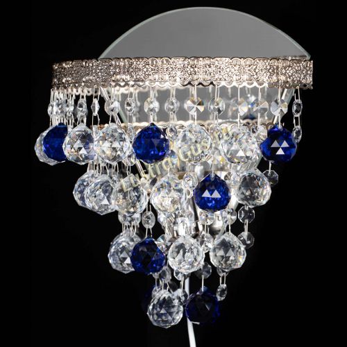 Бра Токката пирамида шар 30 синяя в Кирове Гусь Хрустальный