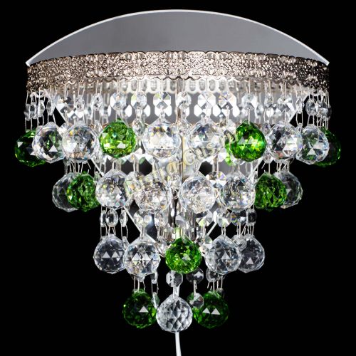Бра Токката пирамида шар 30 зеленая в Кирове Гусь Хрустальный