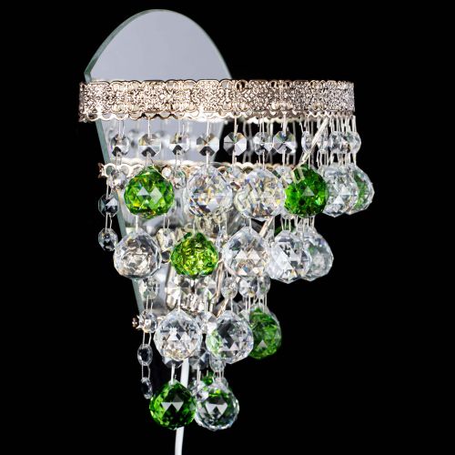 Бра Токката пирамида шар 30 зеленая в Кирове Гусь Хрустальный