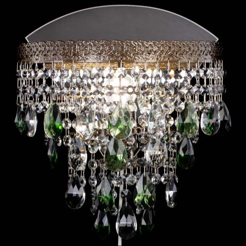 Бра Токката пирамида журавлик под бронзу зеленая в Кирове Гусь Хрустальный