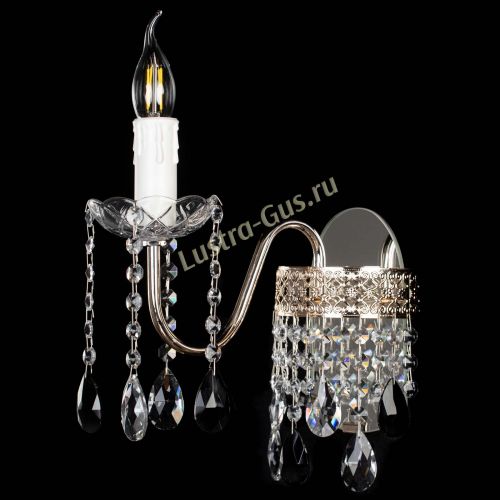 Бра Венеция №1 мини черная в Кирове Гусь Хрустальный
