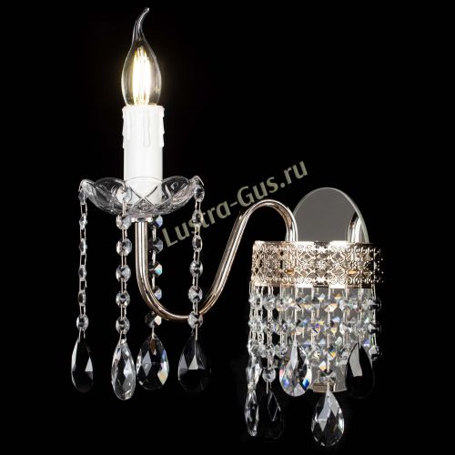 Бра Венеция №1 мини черная в Кирове Гусь Хрустальный