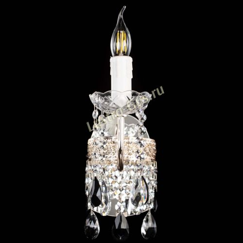 Бра Венеция №1 мини черная в Кирове Гусь Хрустальный