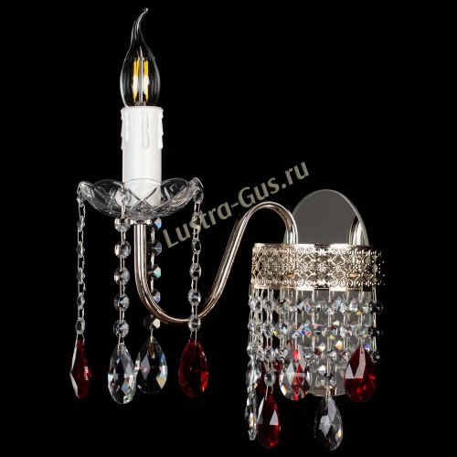 Бра Венеция №1 мини красная в Кирове Гусь Хрустальный