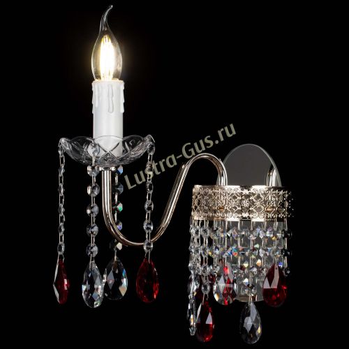Бра Венеция №1 мини красная в Кирове Гусь Хрустальный