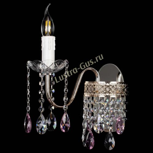 Бра Венеция №1 мини розовая в Кирове Гусь Хрустальный