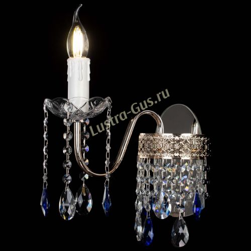 Бра Венеция №1 мини синяя в Кирове Гусь Хрустальный
