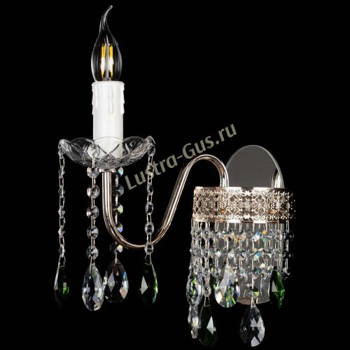 Бра Венеция №1 мини зеленая в Кирове Гусь Хрустальный