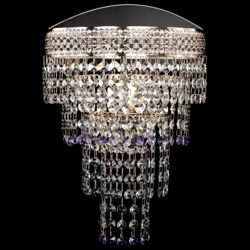 Бра Венеция Капель оптикон фиолетовая в Кирове Гусь Хрустальный